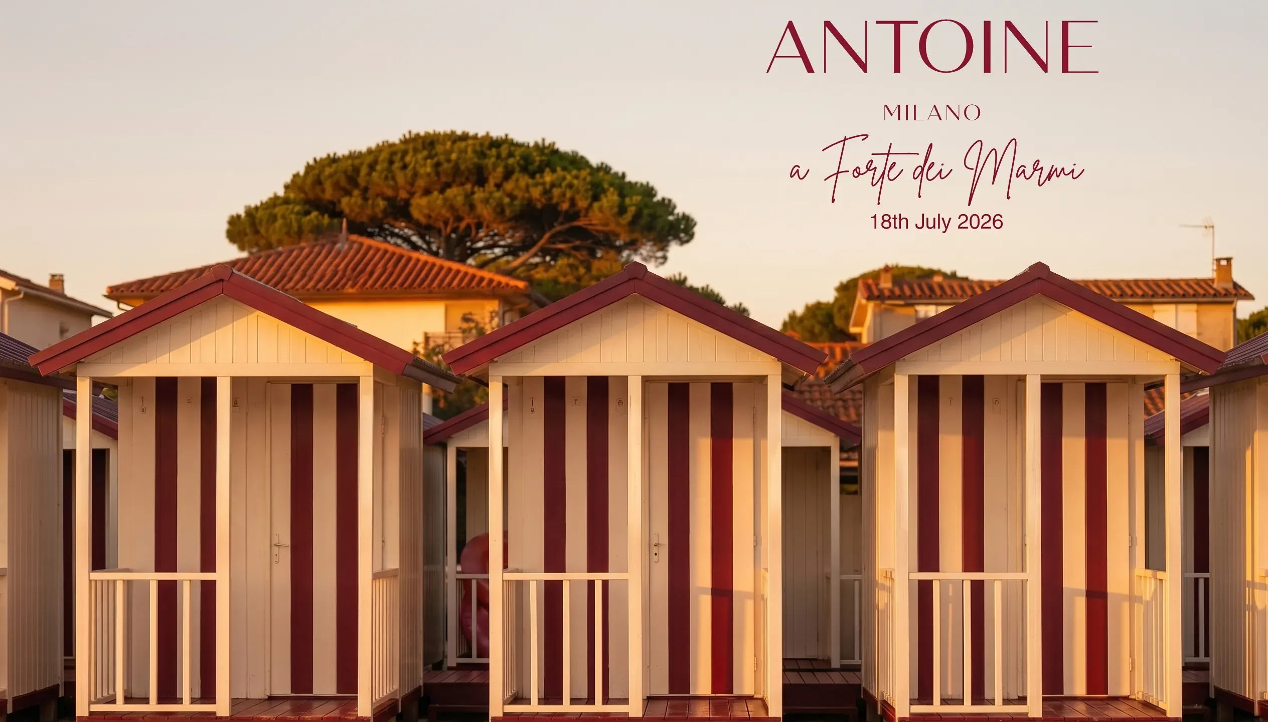 ANTOINE Milano a Forte dei Marmi, 18 luglio 2026